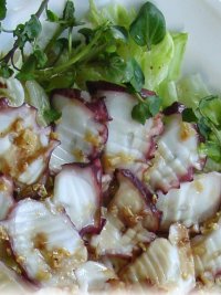 octopus carpaccio